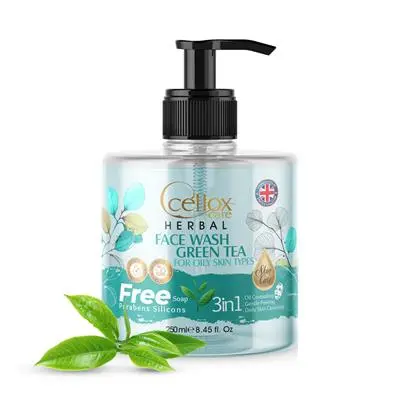 ژل شستشوی صورت چای سبز سلـوکس